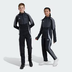 Rückansicht von adidas Tiro 24 Winterized Kids Hose Trainingsanzug Kinder Black / Light Onix