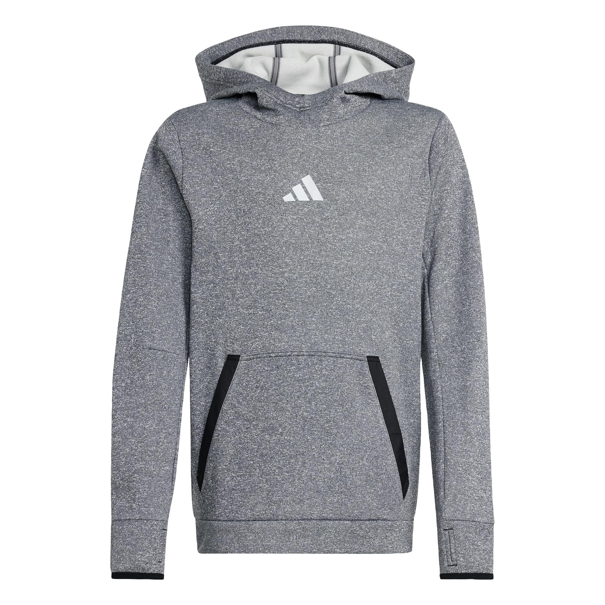 Adidas Kids Fleece Hoodie Hoodie Kinder Black Melange Grey Four Grey Two im Online Shop von SportScheck kaufen