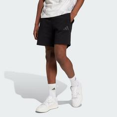 Rückansicht von adidas ALL SZN French Terry Shorts Funktionsshorts Herren Black