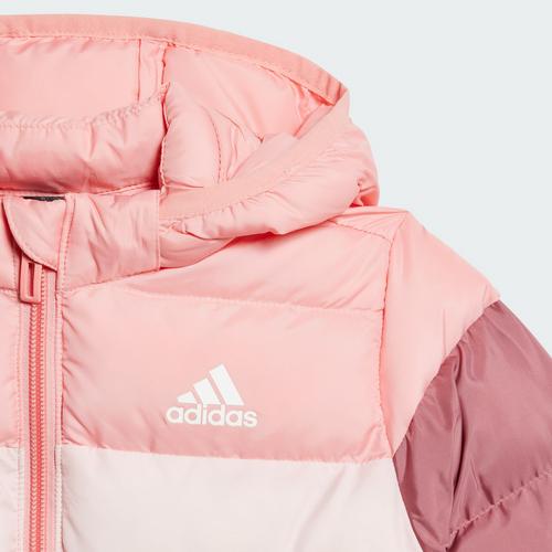 Rückansicht von adidas Synthetic Down Jacke Funktionsjacke Kinder Semi Pink Spark / Sandy Pink / Preloved Crimson