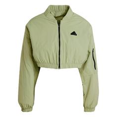 adidas City Escape Padded Bomberjacke Bomberjacke Damen Tent Green