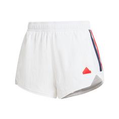 adidas Tiro Cut 3-Streifen Summer Shorts Funktionsshorts Damen White / Team Navy Blue 2 / Better Scarlet