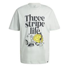 adidas Positivity Graphic T-Shirt T-Shirt Herren Linen Green