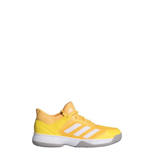 Rückansicht von adidas Ubersonic 4 Kids Tennisschuh Sneaker Kinder Spark / Cloud White / Grey Two