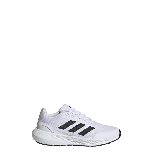 Rückansicht von adidas RunFalcon 3 Lace Schuh Sneaker Kinder Cloud White / Core Black / Cloud White