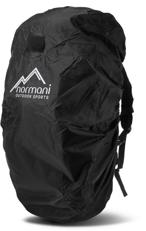 Rückansicht von normani Outdoor Sports Back Cover V+ Regenhülle Schwarz