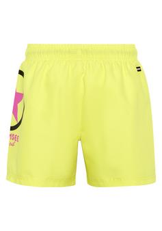 Rückansicht von Chiemsee Badehose Badeshorts Kinder 12-0645 Lemon Tonic