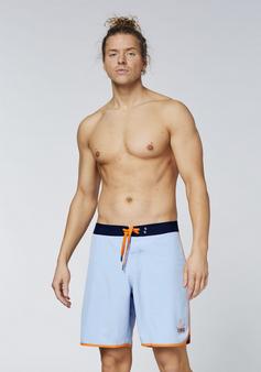 Rückansicht von Chiemsee Badehose Badeshorts Herren 16-3922 Brunnera Blue