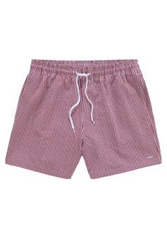 VENICE BEACH Badeshorts Badeshorts Herren rot-weiß