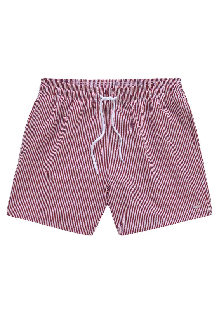 VENICE BEACH VENICE BEACH Badeshorts Badehose Herren - rot-wei&szlig; - 0 | SportScheck