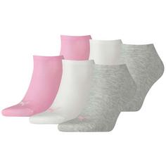 PUMA Socken Freizeitsocken Grau/Rosa/Weiß