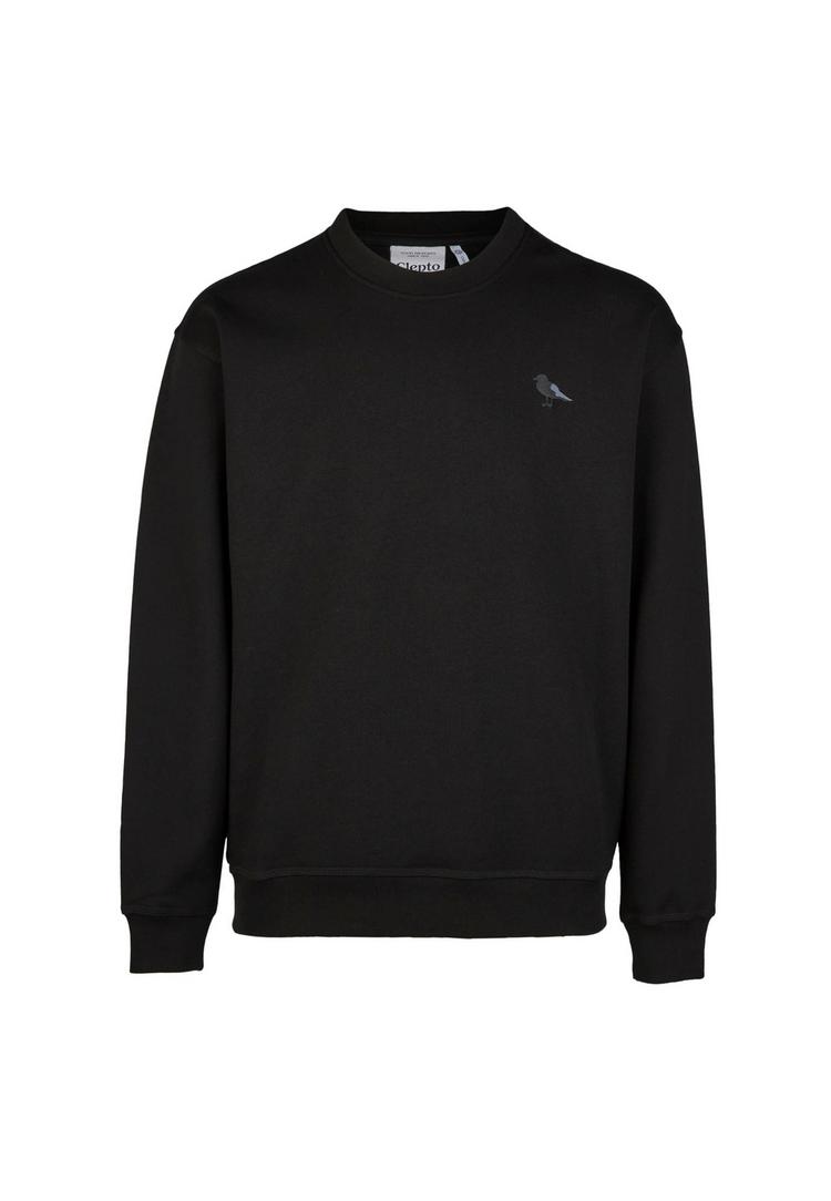 Cleptomanicx Cleptomanicx Embro Gull Mono Sweatshirt Herren - Black - 0 | SportScheck