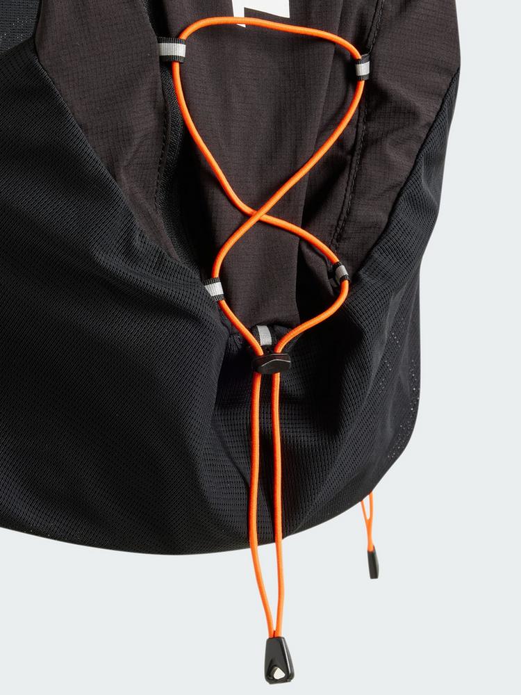 adidas adidas Terrex Trailrunning Techrock Weste 12 L Trinksystem - Black / White / Impact Orange - 1 | SportScheck