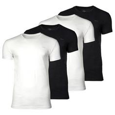 GANT T-Shirt T-Shirt Herren Schwarz/Weiß