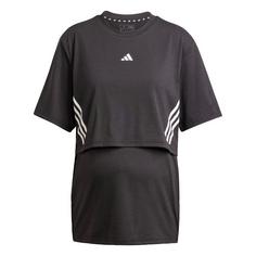 adidas Maternity T-Shirt Funktionsshirt Damen Black