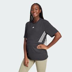 Rückansicht von adidas Maternity T-Shirt Funktionsshirt Damen Black