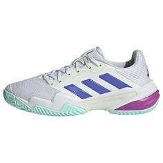 adidas Barricade 13 Tennisschuh Tennisschuhe Damen Cloud White / Cobalt Blue / Purple Burst