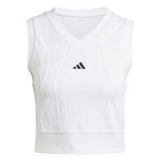 adidas Tennis Pro AEROREADY Crop-Top Croptop Damen White