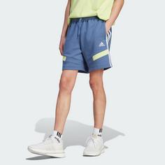 Rückansicht von adidas Colorblock Shorts Funktionsshorts Herren Crew Blue