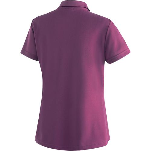 Rückansicht von Maier Sports Ulrike Poloshirt Damen Tannengrün2163