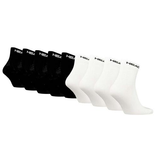 Rückansicht von HEAD Socken Crew Socken Schwarz/Weiß