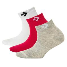 CONVERSE Socken Socken Damen Rosa/Weiß/Grau