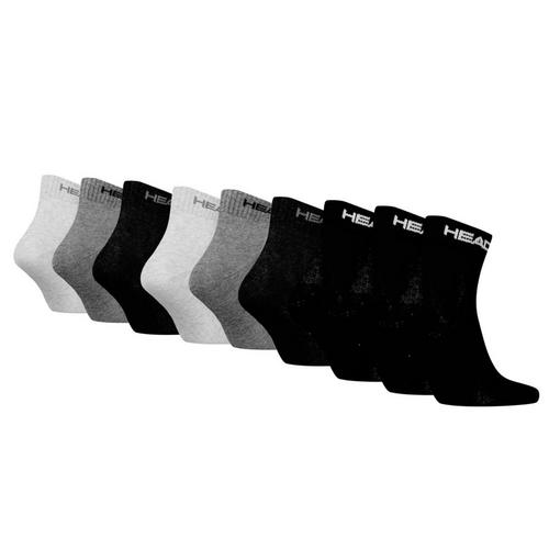 Rückansicht von HEAD Socken Crew Socken Grau/Schwarz