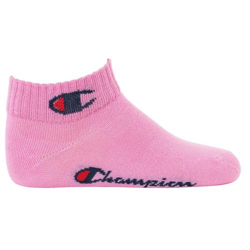 Rückansicht von CHAMPION Socken Socken Pink/Weiß/Blau