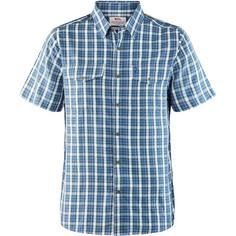 FJÄLLRÄVEN Abisko Cool Shirt Outdoorhemd Herren Rauchblau