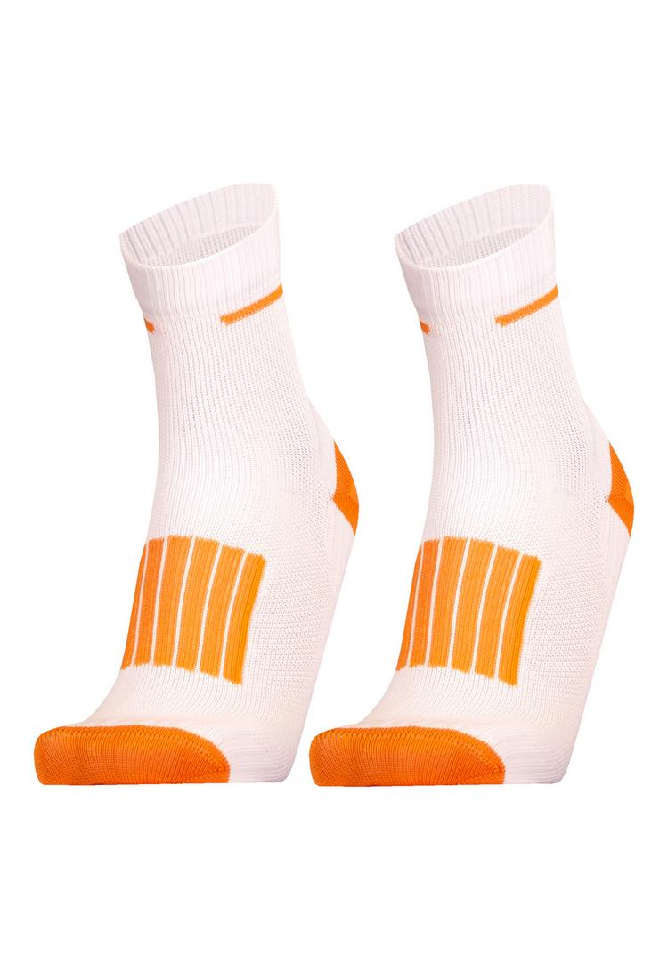 UphillSport UphillSport FRONT 2er Pack Socken - White, orange - 0 | SportScheck
