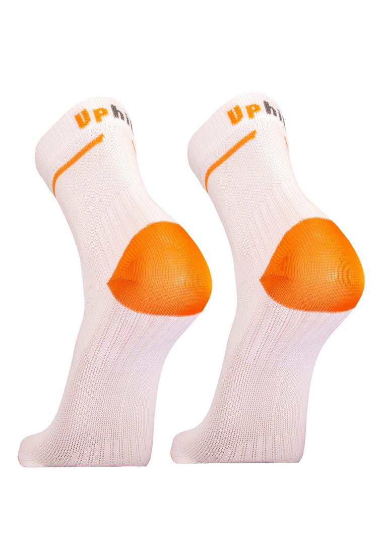 UphillSport UphillSport FRONT 2er Pack Socken - White, orange - 1 | SportScheck
