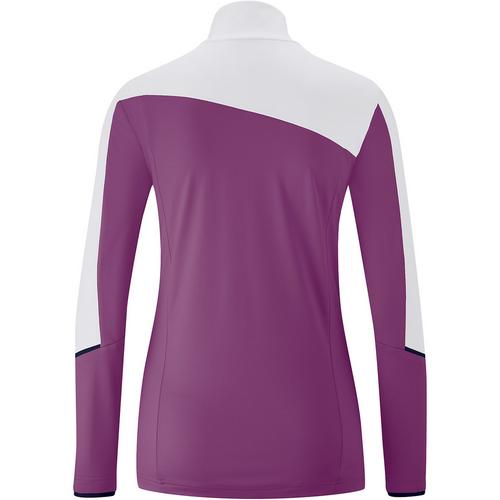 Rückansicht von Maier Sports FastFlare Langarmshirt Damen Lila