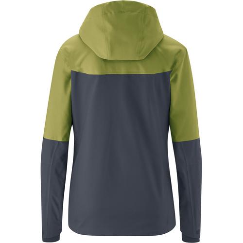 Rückansicht von Maier Sports Narvik Softshelljacke Damen Oliv