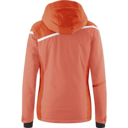 Rückansicht von Maier Sports Rendlspitze Softshelljacke Damen Lachs