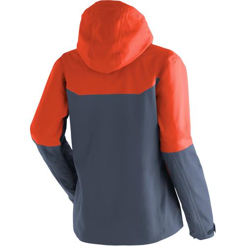 Rückansicht von Maier Sports Narvik Softshelljacke Damen Fire Red