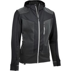 Maul Sport Kanzelwand mit Kapuze Fleecejacke Herren Schwarz