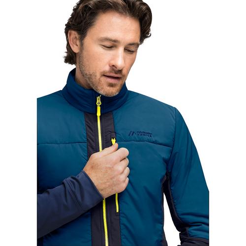 Rückansicht von Maier Sports Evenes Softshelljacke Herren Marine