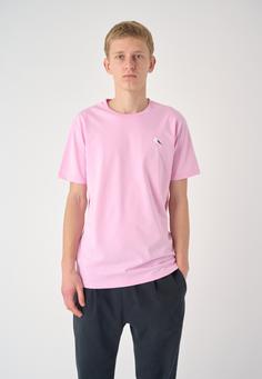 Rückansicht von Cleptomanicx Embro Gull T-Shirt Herren Pastel Lavender