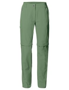 VAUDE Women's Farley Stretch ZO T-Zip Pants II Funktionshose Damen willow green