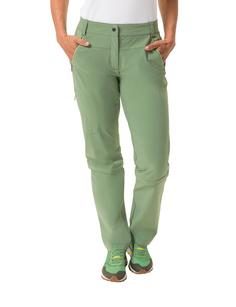 Rückansicht von VAUDE Women's Farley Capri T-Zip Pants III Funktionshose Damen willow green