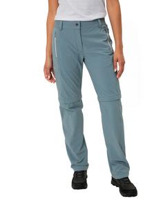 Rückansicht von VAUDE Women's Farley Stretch ZO T-Zip Pants II Funktionshose Damen nordic blue