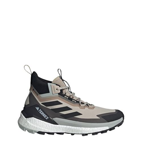 Rückansicht von adidas GTX FREE HIKER 2.0 GORE-TEX Wanderschuhe Herren Wonder Beige / Core Black / Semi Spark