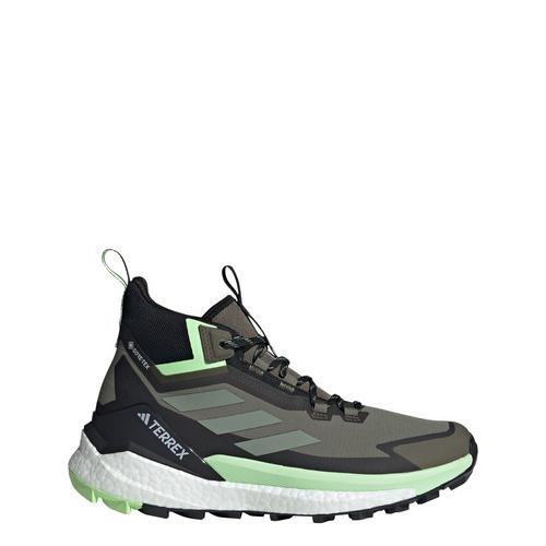 Rückansicht von adidas GTX FREE HIKER 2.0 GORE-TEX Wanderschuhe Herren Olive Strata / Silver Green / Aurora Black