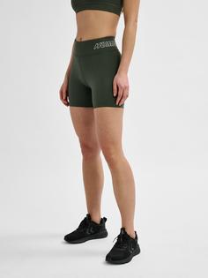 Rückansicht von hummel hmlTE FUNDAMENTAL MW TIGHT SHORTS Shorts Damen CLIMBING IVY