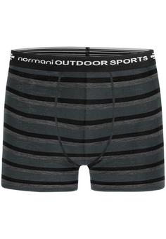 normani Outdoor Sports Merino Adelaide Boxershorts Herren Anthrazit/Schwarz/Grau