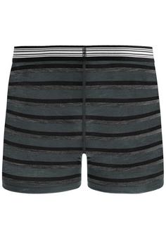 Rückansicht von normani Outdoor Sports Merino Adelaide Boxershorts Herren Anthrazit/Schwarz/Grau