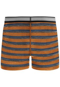 Rückansicht von normani Outdoor Sports Merino Adelaide Boxershorts Herren Orange/Blau/Grau