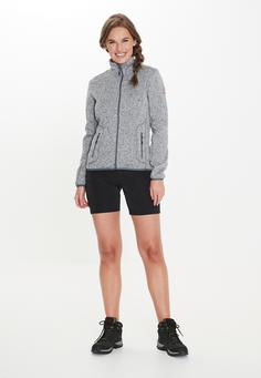 Rückansicht von Whistler SAMANI Fleecejacke Damen 1005A light grey melange