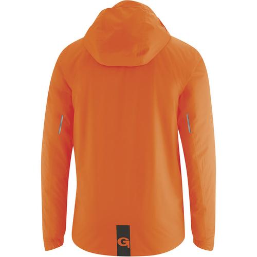 Rückansicht von Gonso Bike Save Therm Fahrradjacke Herren Orange