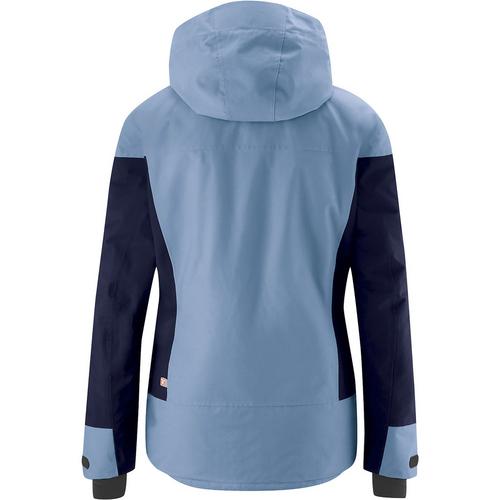 Rückansicht von Maier Sports Backline Funktionsjacke Damen Hellblau